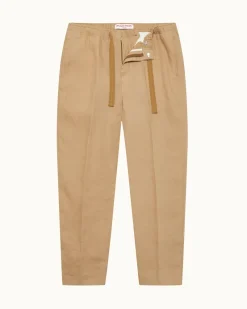 Orlebar Brown Alex Linen BISCUIT Fashion