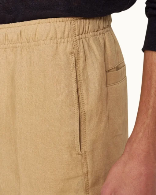 Orlebar Brown Alex Linen BISCUIT Fashion