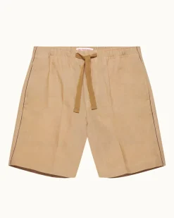 Orlebar Brown Alex Piping BISCUIT/DAMSON New