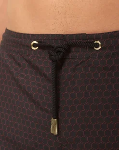 Orlebar Brown Bulldog Drawcord BLACK/SUMMERRED Best