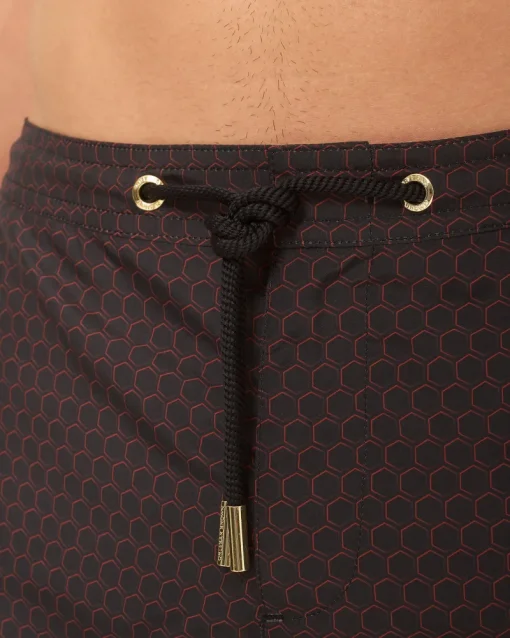 Orlebar Brown Bulldog Drawcord BLACK/SUMMERRED Best