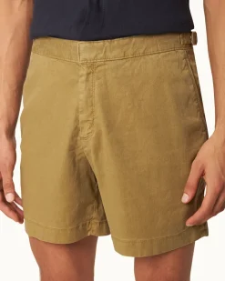 Orlebar Brown Bulldog Garment Dye AGAVEGREEN Best Sale