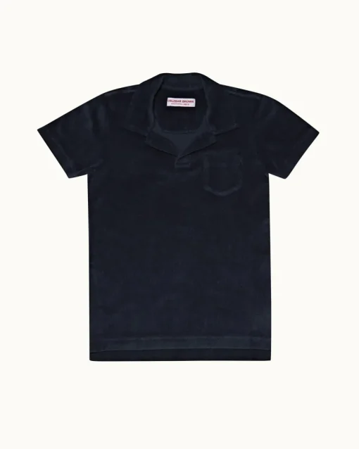 Orlebar Brown Digby Towelling NAVY Best Sale