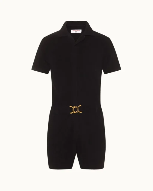 Orlebar Brown Goldfinger Onesie BLACK Fashion