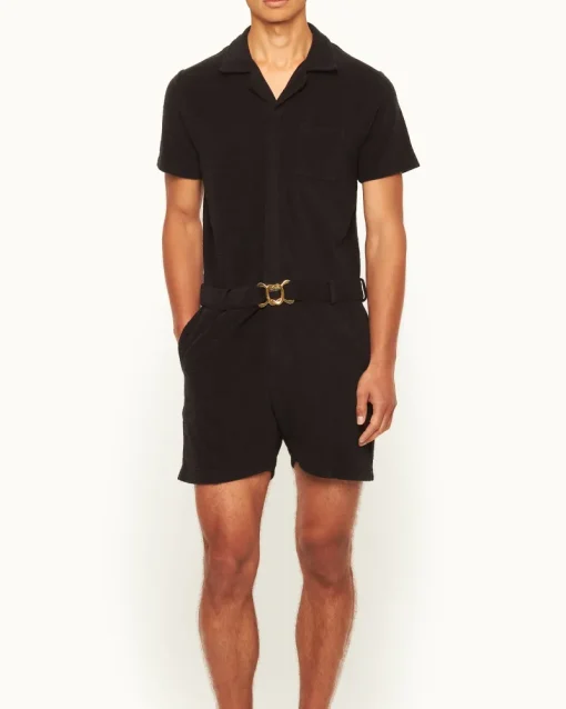 Orlebar Brown Goldfinger Onesie BLACK Fashion