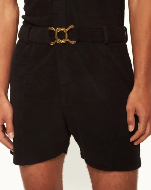Orlebar Brown Goldfinger Onesie BLACK Fashion
