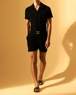Orlebar Brown Goldfinger Onesie BLACK Fashion