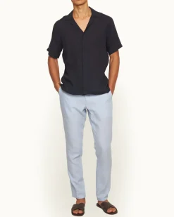 Orlebar Brown Griffon Italian Linen SPRINGWATERBLUE Sale