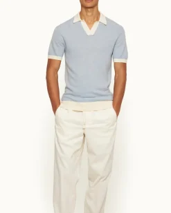 Orlebar Brown Horton RIVERBLUE/WHITESAND Sale