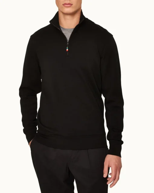 Orlebar Brown Isar Merino BLACK New