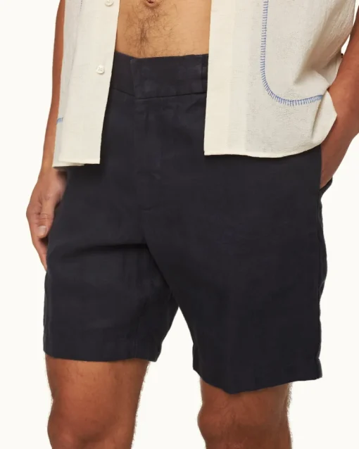 Orlebar Brown Norwich Italian Linen NIGHTIRIS Fashion