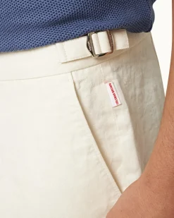 Orlebar Brown Norwich Linen WHITE New
