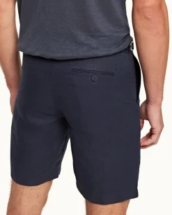 Orlebar Brown Norwich Linen NAVY Outlet