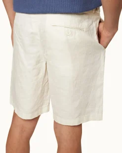 Orlebar Brown Norwich Linen WHITE New