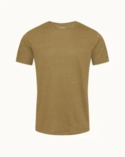 Orlebar Brown Ob Standard T Linen AGAVEGREEN Shop