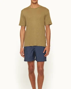 Orlebar Brown Ob Standard T Linen AGAVEGREEN Shop