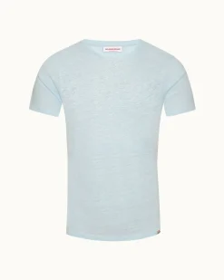 Orlebar Brown Ob-T Linen SPRINGWATERBLUE Outlet