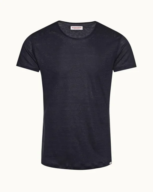 Orlebar Brown Ob-T Linen NAVY Outlet