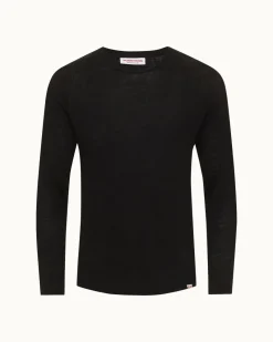 Orlebar Brown Ob-T Linen BLACK Best Sale