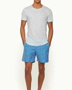 Orlebar Brown Ob-T Linen SPRINGWATERBLUE Outlet