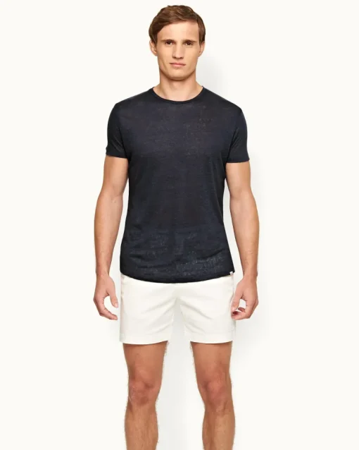 Orlebar Brown Ob-T Linen NAVY Outlet