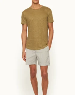 Orlebar Brown Ob-T Linen AGAVEGREEN Clearance