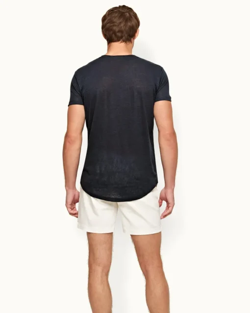 Orlebar Brown Ob-T Linen NAVY Outlet