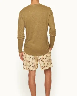Orlebar Brown Ob-T Linen AGAVEGREEN Clearance