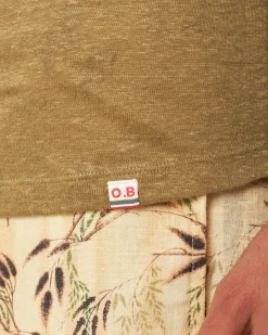 Orlebar Brown Ob-T Linen AGAVEGREEN Clearance