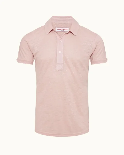 Orlebar Brown Sebastian Linen SEASHELLPINK Clearance