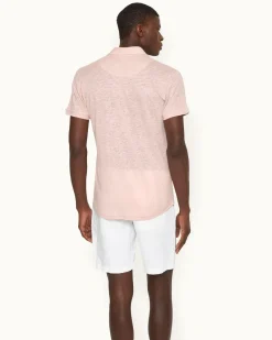 Orlebar Brown Sebastian Linen SEASHELLPINK Clearance