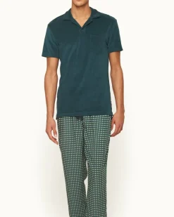 Orlebar Brown Terry Towelling PELIGREEN Outlet