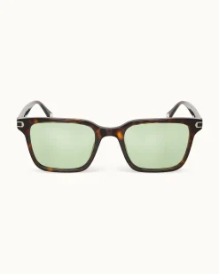 Orlebar Brown The Robbie TORTOISESHELL/GREEN Discount