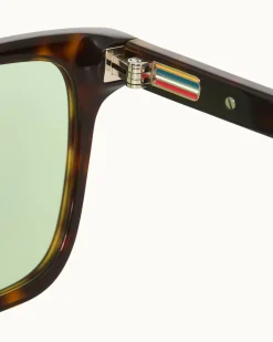 Orlebar Brown The Robbie TORTOISESHELL/GREEN Discount