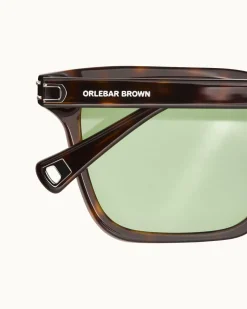 Orlebar Brown The Robbie TORTOISESHELL/GREEN Discount