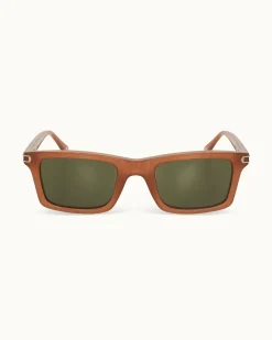 Orlebar Brown The Sam CINNAMON/GREEN Cheap