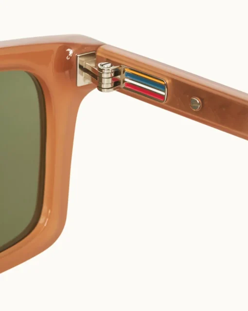 Orlebar Brown The Sam CINNAMON/GREEN Cheap